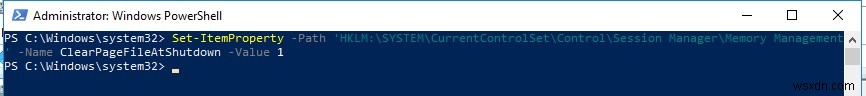 Windows 10/8/7 종료 시 pagefile.sys(페이징 파일) 자동 삭제 설정 방법