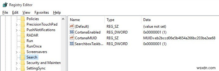 Windows 10 작업 표시줄에서 Cortana 검색창과 작업 보기 아이콘 제거하는 방법