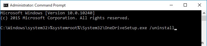 Windows 10에서 OneDrive 앱 완전히 제거하는 방법