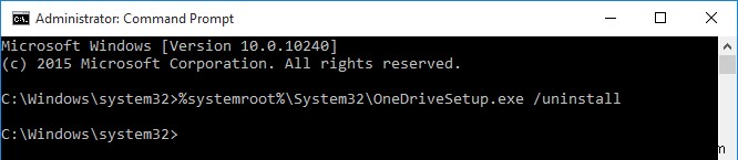 Windows 10에서 OneDrive 앱 완전히 제거하는 방법