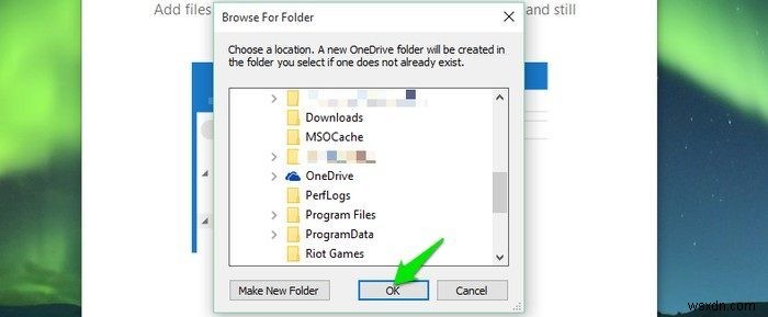 Windows 10에서 OneDrive 폴더를 다른 드라이브로 옮기는 방법