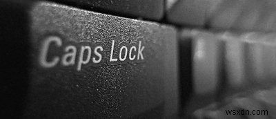 Windows에서 Caps Lock 키를 누를 때마다 알림 소리 켜는 방법