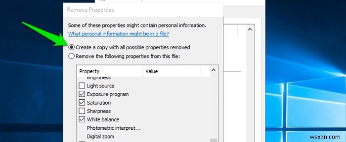 Windows 10에서 사진 메타데이터(EXIF) 제거하는 방법
