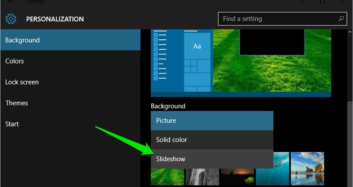 Windows 10에서 슬라이드쇼 배경화면 설정하고 셔플로 랜덤 재생하기