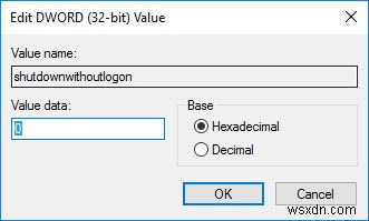Windows 10 로그인 화면에서 전원(종료) 버튼 제거하는 방법