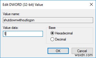 Windows 10 로그인 화면에서 전원(종료) 버튼 제거하는 방법