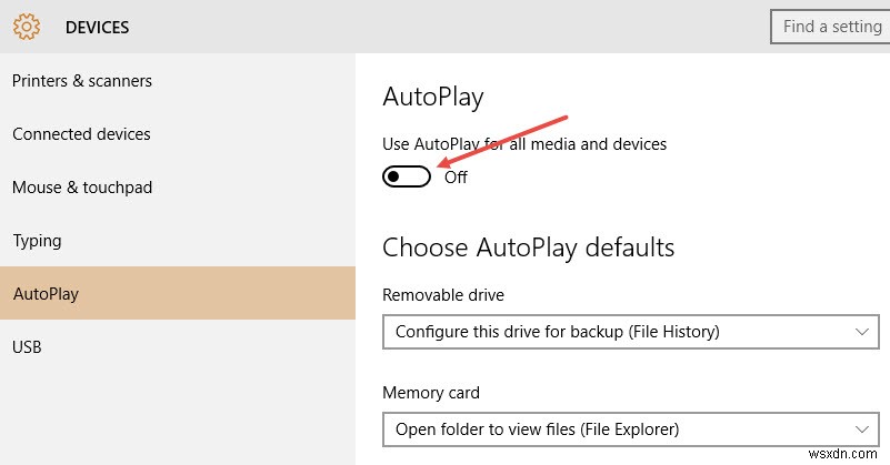 Windows 10 자동 실행(AutoPlay) 기본값 설정하는 3가지 방법