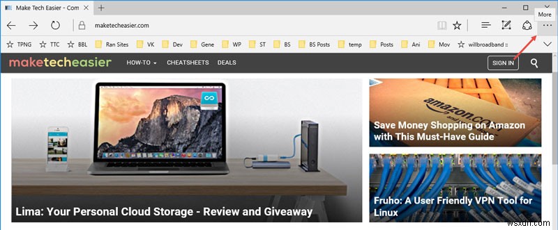 Windows 10 시작 메뉴에 웹사이트 링크를 고정하는 방법