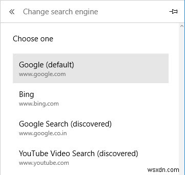 마이크로소프트 엣지(Edge)에서 기본 검색 엔진을 구글(Google)로 변경하는 방법