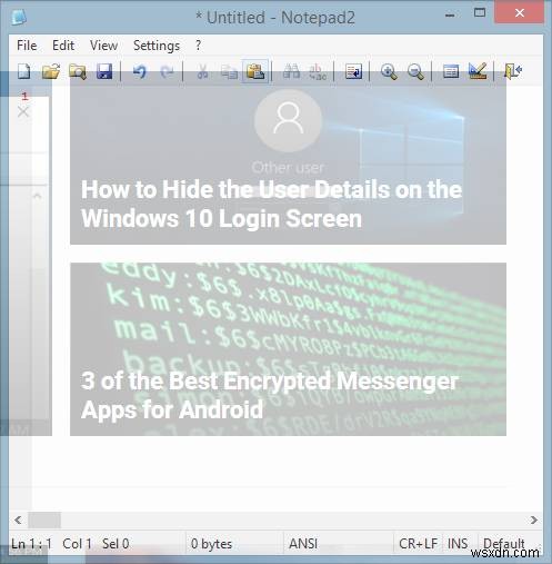 Windows 기본 메모장을 대체할 강력한 무료 텍스트 편집기 3가지