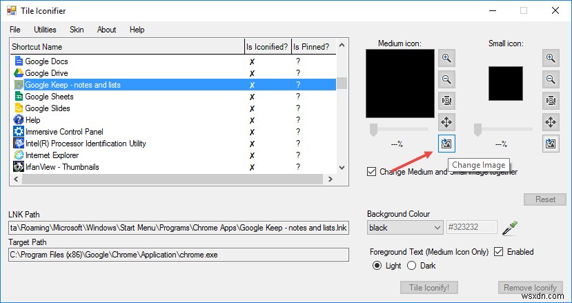 Windows 10 시작 메뉴 타일 아이콘, TileIconifier로 자유롭게 바꾸는 법