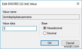 Windows 10 로그인 화면에서 사용자 정보 숨기는 방법