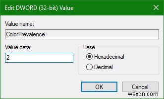 Windows 10 작업 표시줄에만 강조 색상을 적용하는 방법