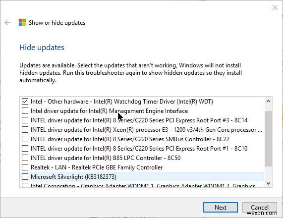 Windows 10에서 원치 않는 드라이버 자동 설치를 일시적으로 차단하는 방법