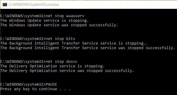 Windows 10에서 Windows 업데이트 다운로드 일시 중지 및 재개하는 방법