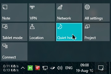 Windows 10 조용한 시간(Quiet Hours) 설정 및 활용법 완벽 가이드