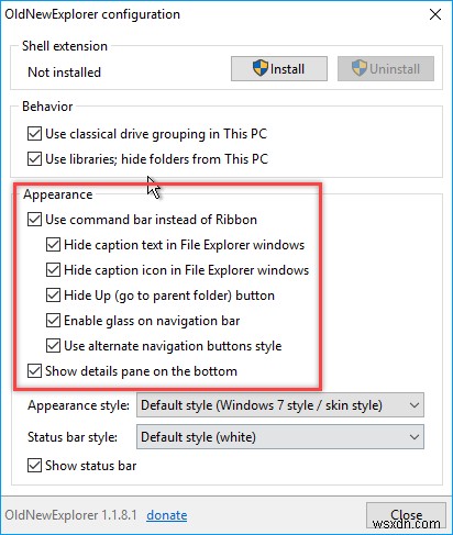 Windows 10 파일 탐색기, 익숙한 Windows 7 스타일로 되돌리는 방법