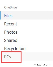 Windows 10에서 OneDrive Fetch 기능으로 원격 파일 접근하는 방법