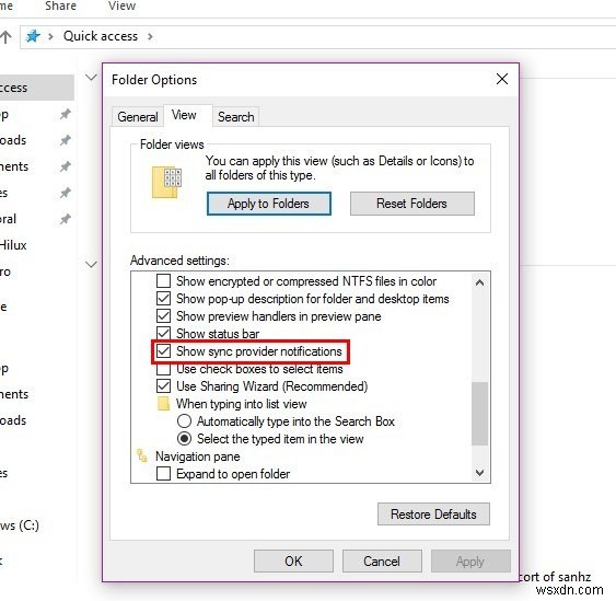 Windows 10 파일 탐색기 광고 끄는 방법 (폴더 옵션 & 레지스트리)