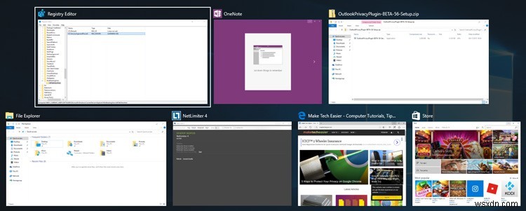 Windows 10에서 Alt+Tab 화면 투명도를 자유롭게 변경하는 방법