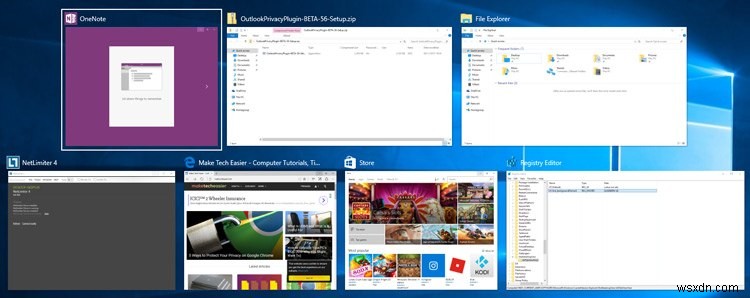Windows 10에서 Alt+Tab 화면 투명도를 자유롭게 변경하는 방법