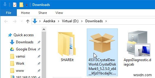 Windows 10에서 Microsoft Store 앱(appx) 파일을 직접 다운로드하는 방법