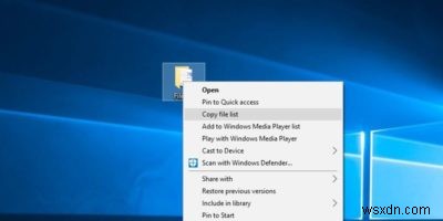 Windows에서 폴더의 파일 목록을 복사하는 2가지 방법