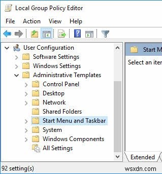 Windows 10 종료 시 최근 문서 점프 목록 자동 삭제하는 방법