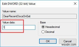 Windows 10 종료 시 최근 문서 점프 목록 자동 삭제하는 방법