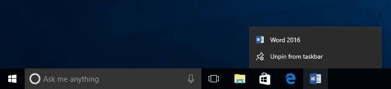 Windows 10 종료 시 최근 문서 점프 목록 자동 삭제하는 방법