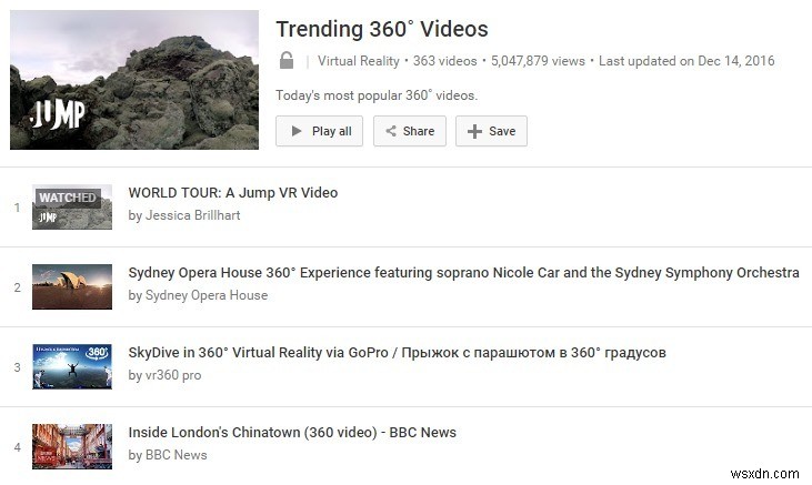 Windows 10에서 360도 동영상 즐기는 방법: 추천 플레이어 5가지