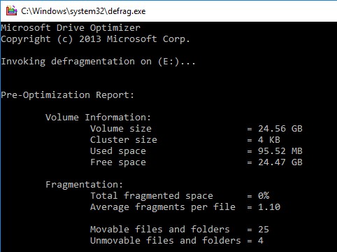 Windows 드라이브 우클릭 메뉴에  조각 모음  옵션 추가하는 방법
