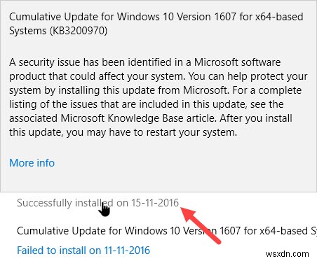 Windows 10 업데이트 기록 확인 방법, 설치·실패 내역까지 한눈에