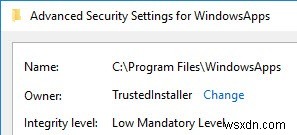 Windows 10에서 시스템 파일 소유권을 TrustedInstaller로 복원하는 방법