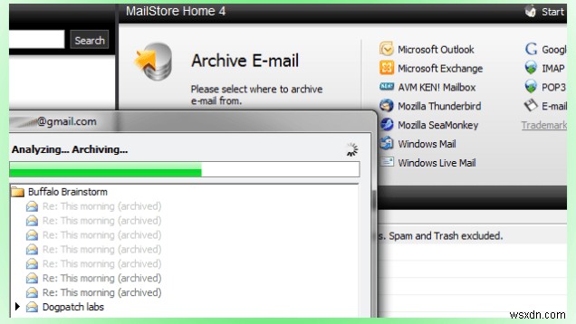 Windows 데스크톱 이메일 검색 완벽 정리: MailStore Home vs E-mail History Browser
