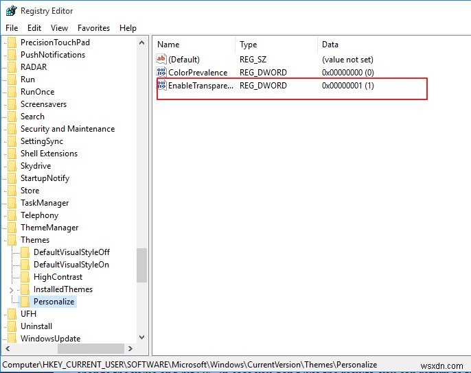 Windows 10 시작 메뉴 투명도를 높이는 2가지 방법