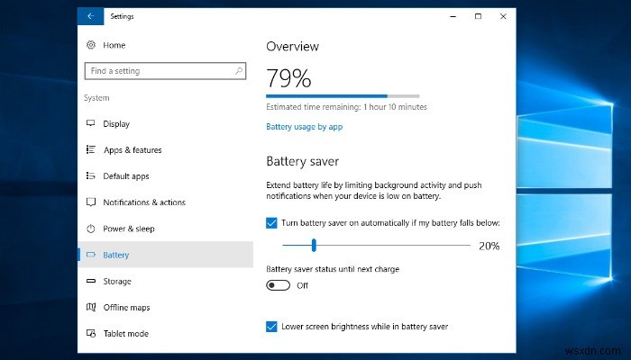 Windows 10 노트북 배터리 수명 늘리는 법, 배터리 절약 모드 완벽 활용 가이드