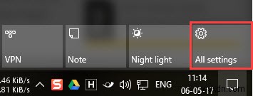 Windows 10 야간 조명(Night Light) 기능 활성화 및 설정 방법