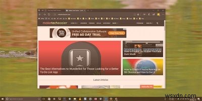 Windows 10 야간 조명(Night Light) 기능 활성화 및 설정 방법