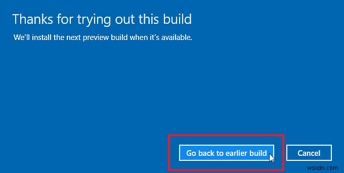 Windows 10에서 이전 빌드로 되돌리는 방법 (롤백 완벽 가이드)