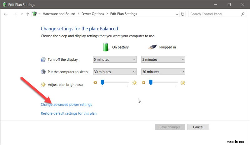 Windows 10 전원 버튼을 눌러 화면을 끄도록 설정하는 방법