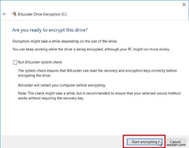 Windows 10에서 BitLocker로 전체 디스크 암호화하는 방법