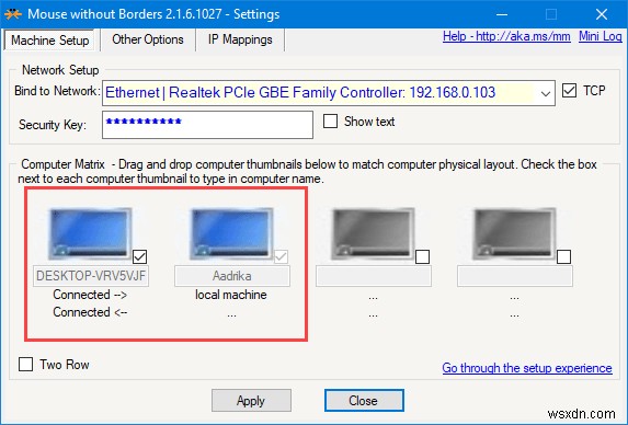 Windows 10 PC 두 대에서 키보드·마우스 하나로 공유하는 방법