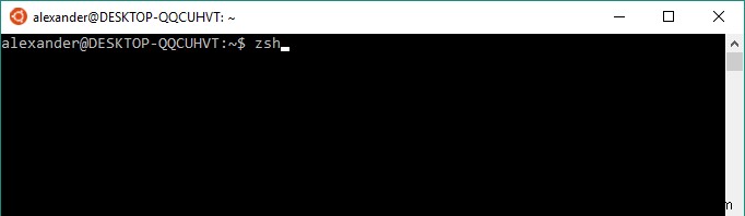Windows 10에 zsh 및 Oh My Zsh 설치하는 방법