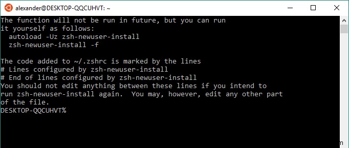 Windows 10에 zsh 및 Oh My Zsh 설치하는 방법