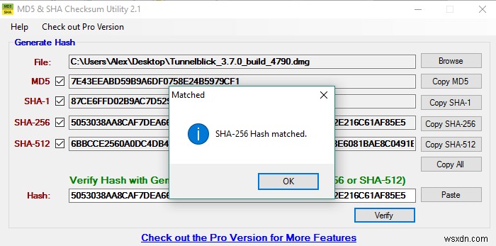Windows 10에서 MD5, SHA-1, SHA-256 체크섬 확인하는 방법