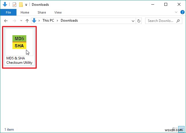 Windows 10에서 MD5, SHA-1, SHA-256 체크섬 확인하는 방법