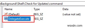 Windows 바탕 화면 우클릭 메뉴에  업데이트 확인  옵션 추가하는 방법