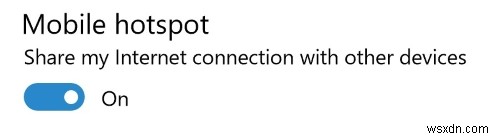 Windows 10 기념일 업데이트에서 모바일 핫스팟 간편하게 만드는 방법