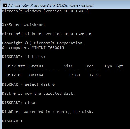Windows 10 설치 시  새 파티션을 만들 수 없습니다  오류 해결 방법